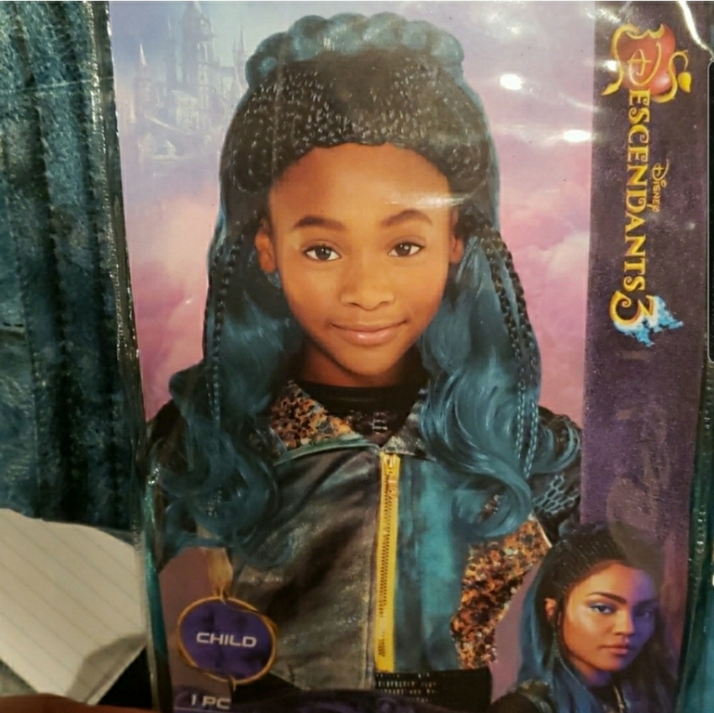 5pc UMA Descendants Halloween COSTUME WIG pirate 7 8 COSPLAY - Picture 11 of 12